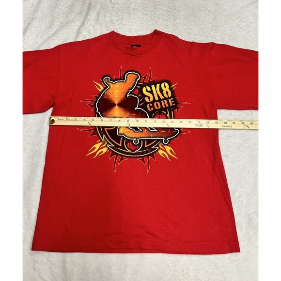 Y2K GWP Sport Skate Core Red Graphic T-Shirt Youth Size XL Skateboarding - Picture 5 of 7